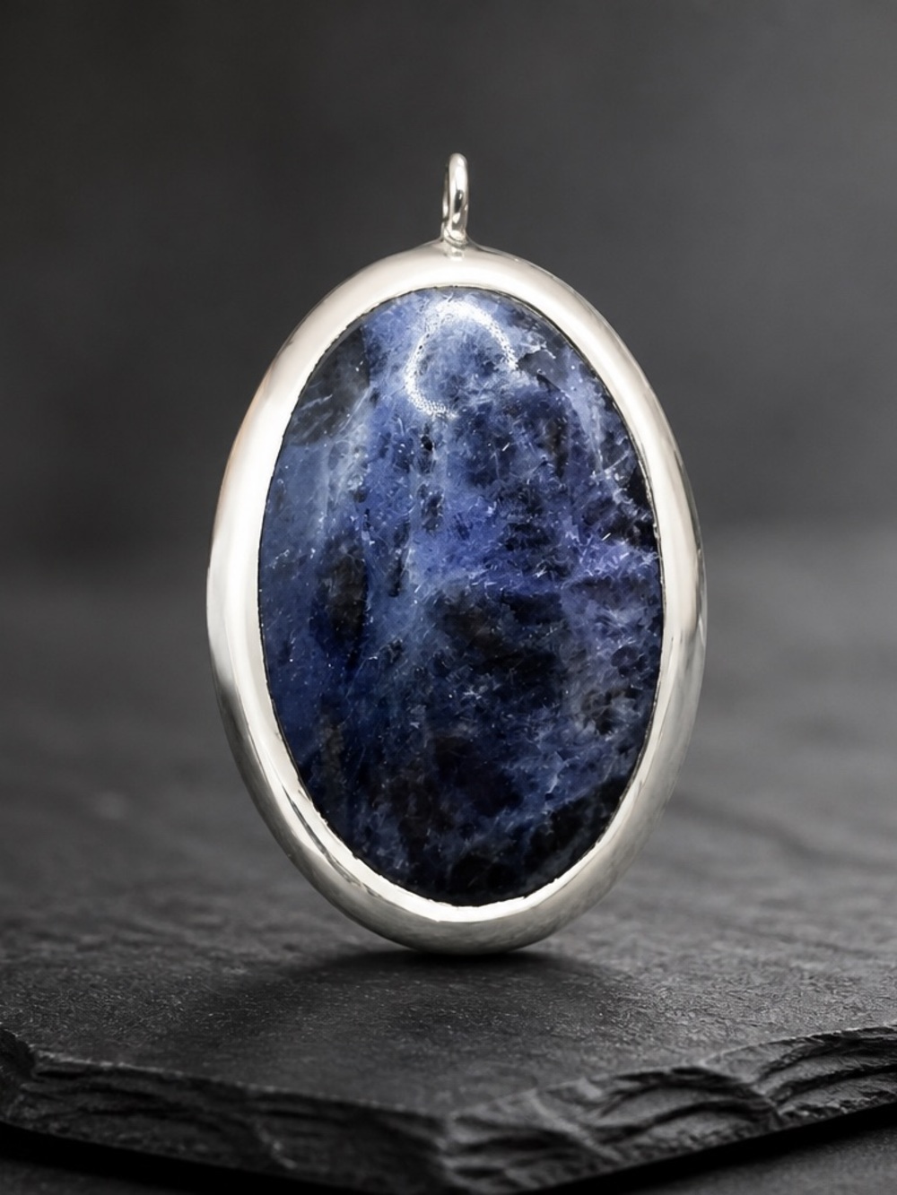 TAXCO Blue Sodalite 925 sterling silver Pendant